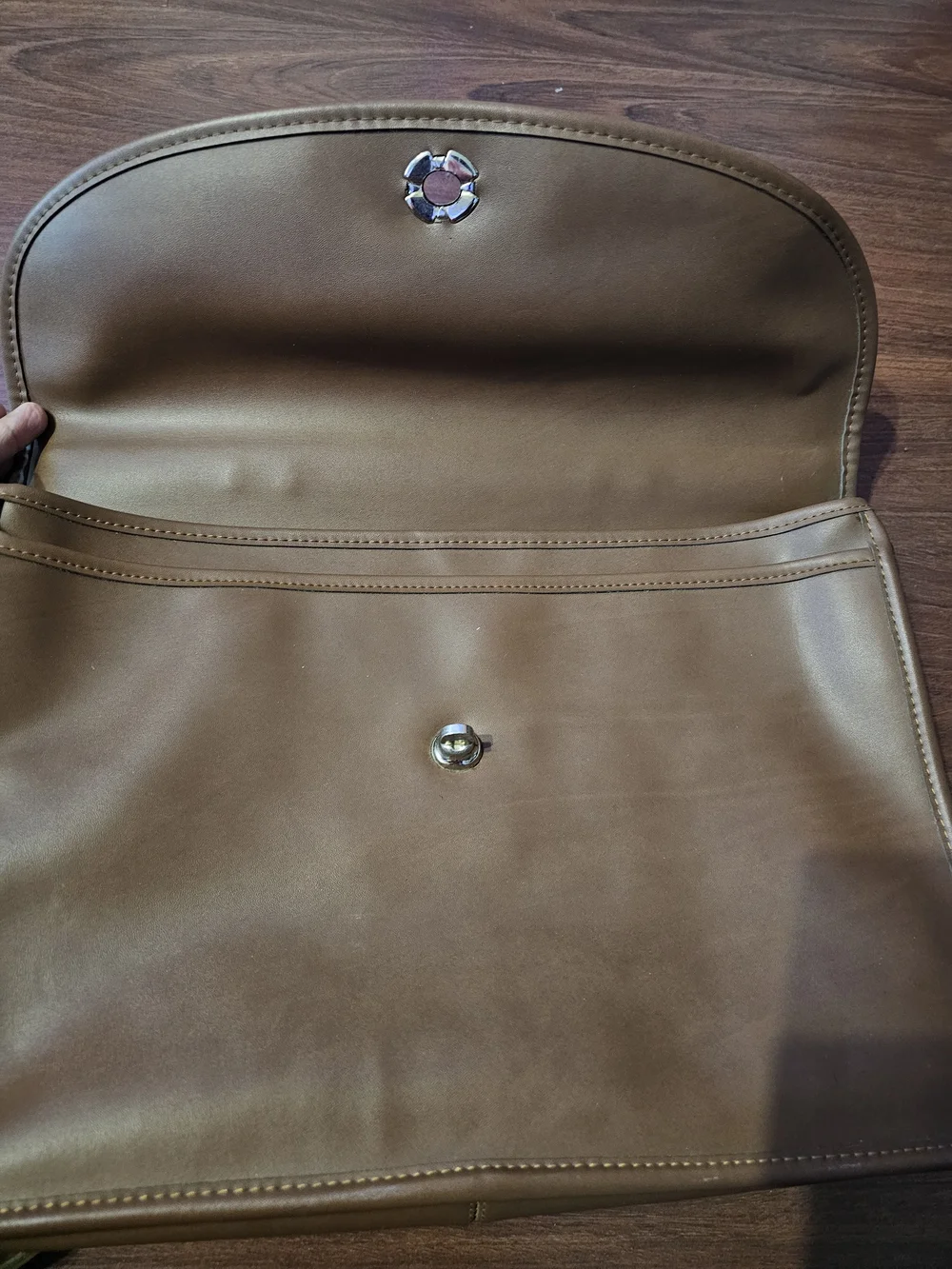 Vintage Coach Brown Leather Laptop Shoulder Bag with Top Handle